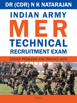 cover image of Indian Army MER Technical Recruitment Exam